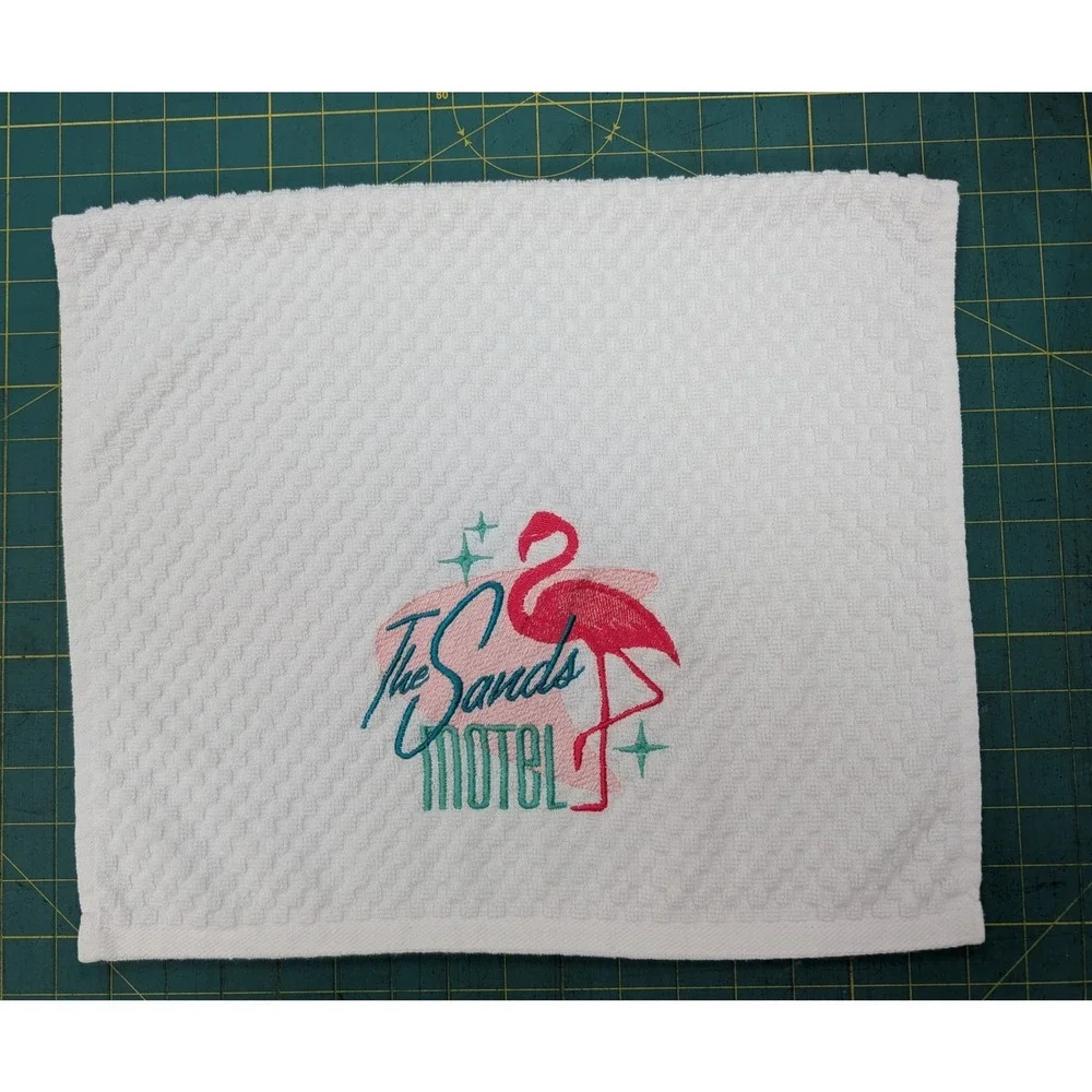 The Sands Hotel Retro Mid Century Modern Kitchen Bath Bar Towel Great Gift Idea!